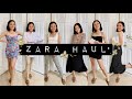 HUGE ZARA SPRING SUMMER TRY ON HAUL | New in & sale 2020: basics, dresses, sweaters, tops and more