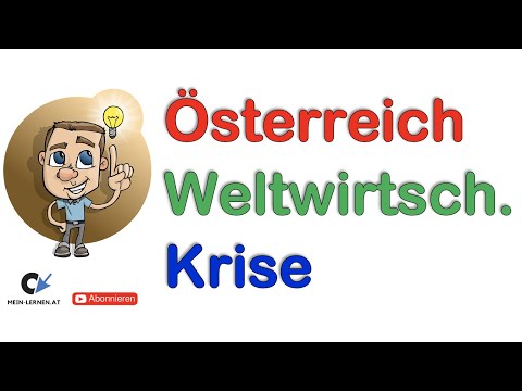 Österreich Weltwirtschaftskrise 1929 und ihre Folgen