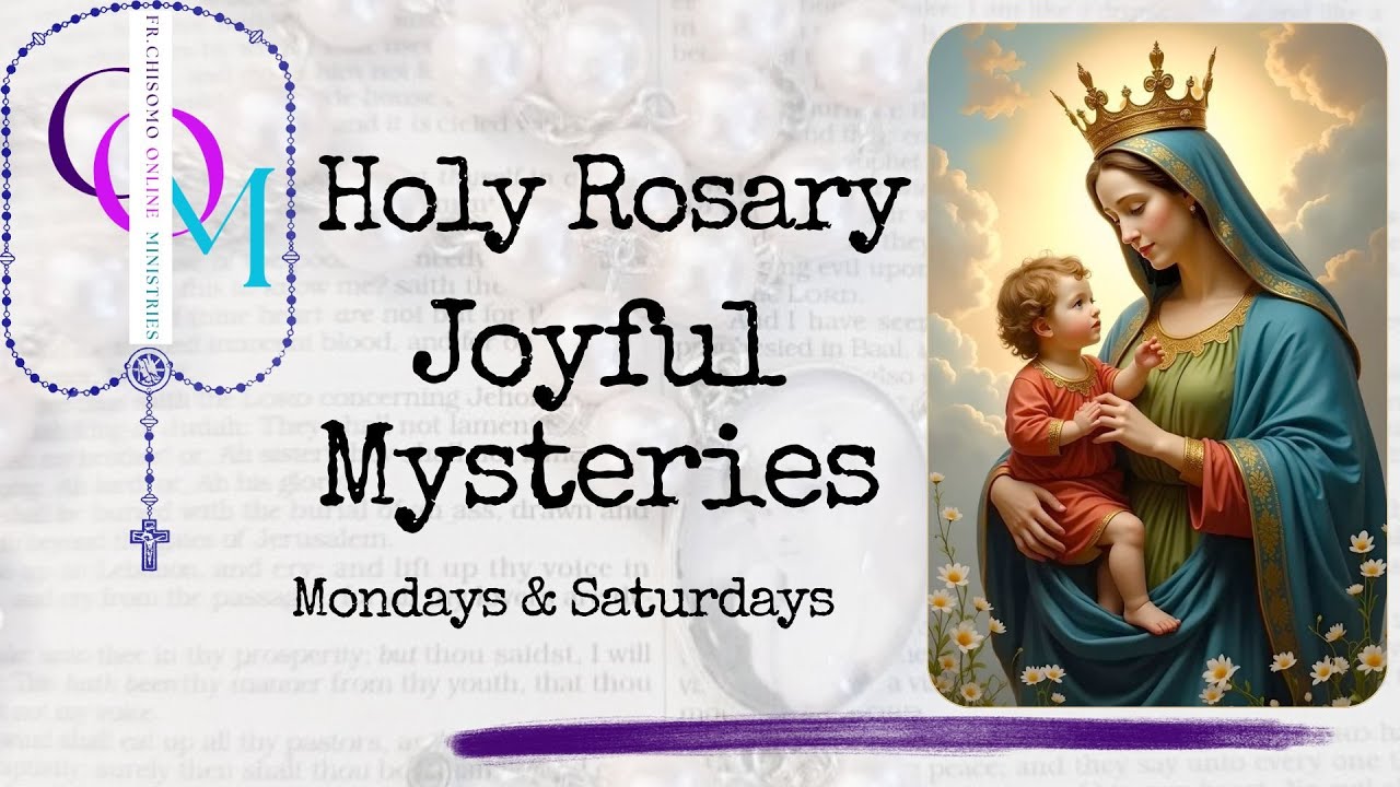 Joyful Mysteries of the Holy Rosary of the Blessed Virgin Mary with Fr ...