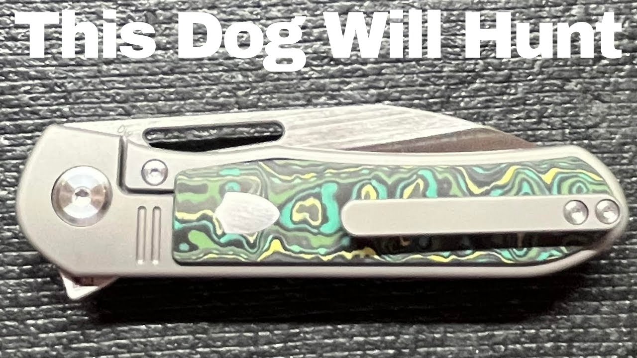 Get You Some Fat Carbon Fiber With The Tuya Knife Mutt! Review/Overview