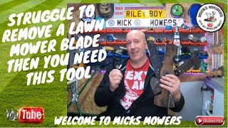 How To Remove a Lawn Mower Blade Then You Need This Tool