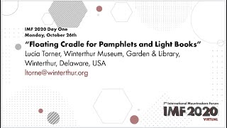 Poster Presentation: Floating Cradle for Pamphlets and Light Books