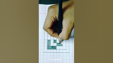 Simple geometric pattern 😎😍 || Easy geometric design #youtubeshorts #shortvideo #shorts #art