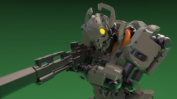 VR Mech Sketch in Oculus Medium