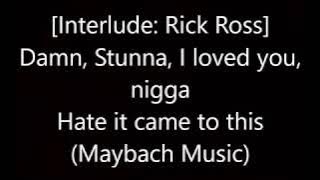 RICK ROSS- IDOLS BECOME RIVALS (BIRDMAN DISS 2017) (lyrics video)