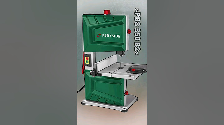 PARKSIDE Band Saw PBS 350 B2: 350W Power, 900m/min Speed - Your Ultimate Cutting Companion!