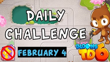 Bloons TD 6 Daily Challenge | Only Under 5 Digits Allowed | No Hero No MK No Powers February 4 2024