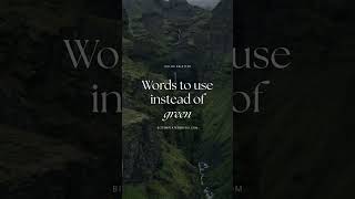 Words to use instead of  green #colorpalette #canvatips