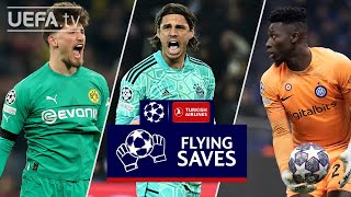 KOBEL, SOMMER, ONANA | #UCL GREAT SAVES Round of 16 1st leg