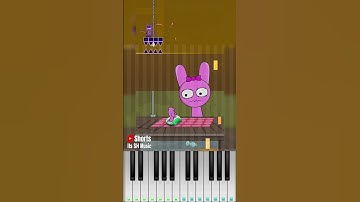 POV: Geometry Dash - Pinki is Playing as Labubu game over @PADLOTOON - Piano Tutorial