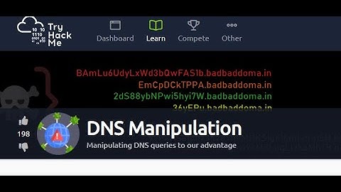 #DNS Manipulation | #TryHackme