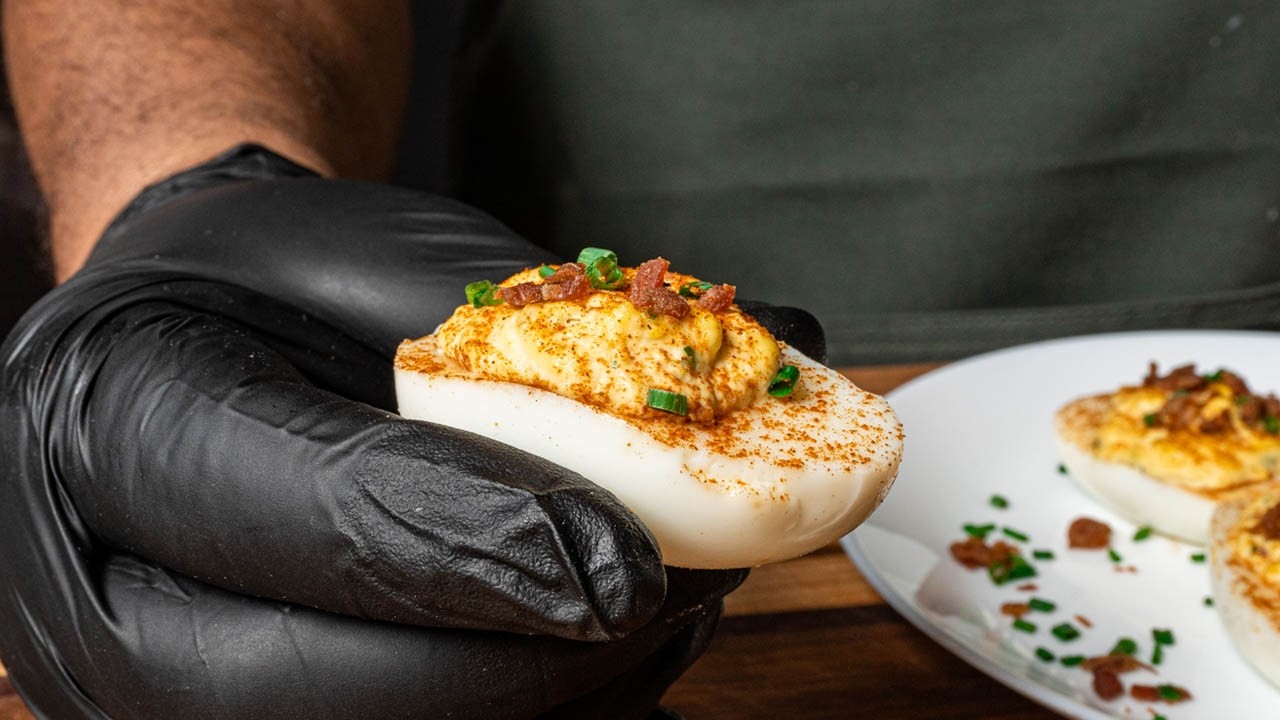 The Best Creamy Deviled Eggs for Holidays & Parties - YouTube