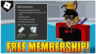 How to get FREE MEMBERSHIP CODE in TOWER OF HELL! [ROBLOX]