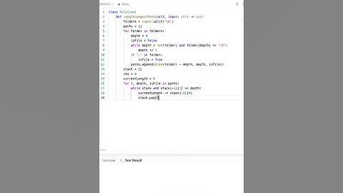 Leetcode #388: Longest Absolute File Path #leetcode #leetcodepython #python #coding