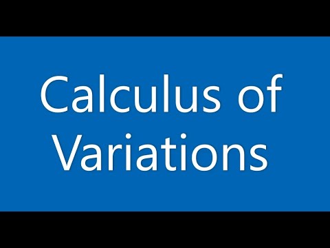 Calculus of Variations