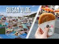 Korea/Busan Vlog (Gamcheon Culture Village and Street Food) (감천문화마을과 길거리 음식)