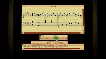 Acorn Archimedes : Arthur OS : Welcome Disc : Maestro (Simulated monitor)