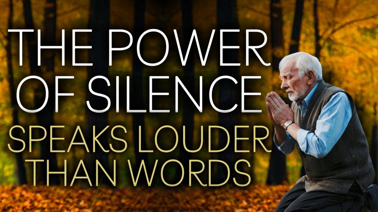 The power of silence speaks louder than words! Christian Motivation ...