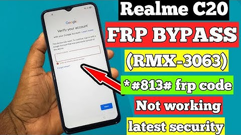 realme C20 (RMX-3063) frp bypass android version 11 Google account remove *#812# 