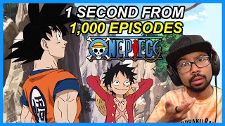 NEW One Piece Fan Reacts To 1 Second From 1000 Episodes Of One Piece