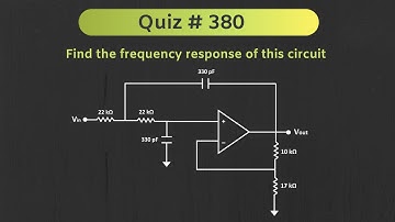 Low-Pass Filter Frequency Response (Sallen-Key Filter Topology) | Quiz # 380