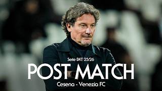 Conferenza Stampa Post Partita Giovanni Stroppa Cesena - Venezia Fc