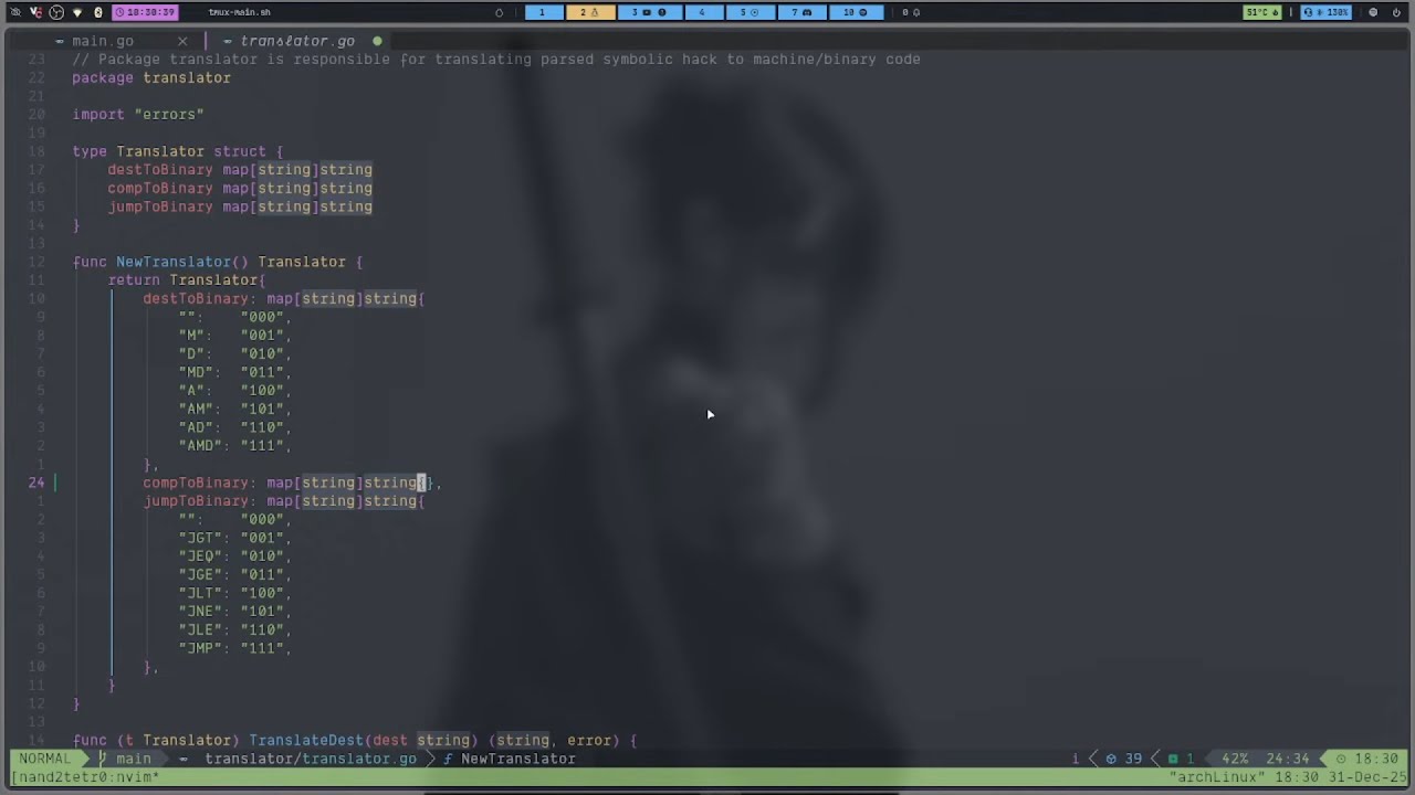 Working on my HACK Assembler | Part 6 - YouTube