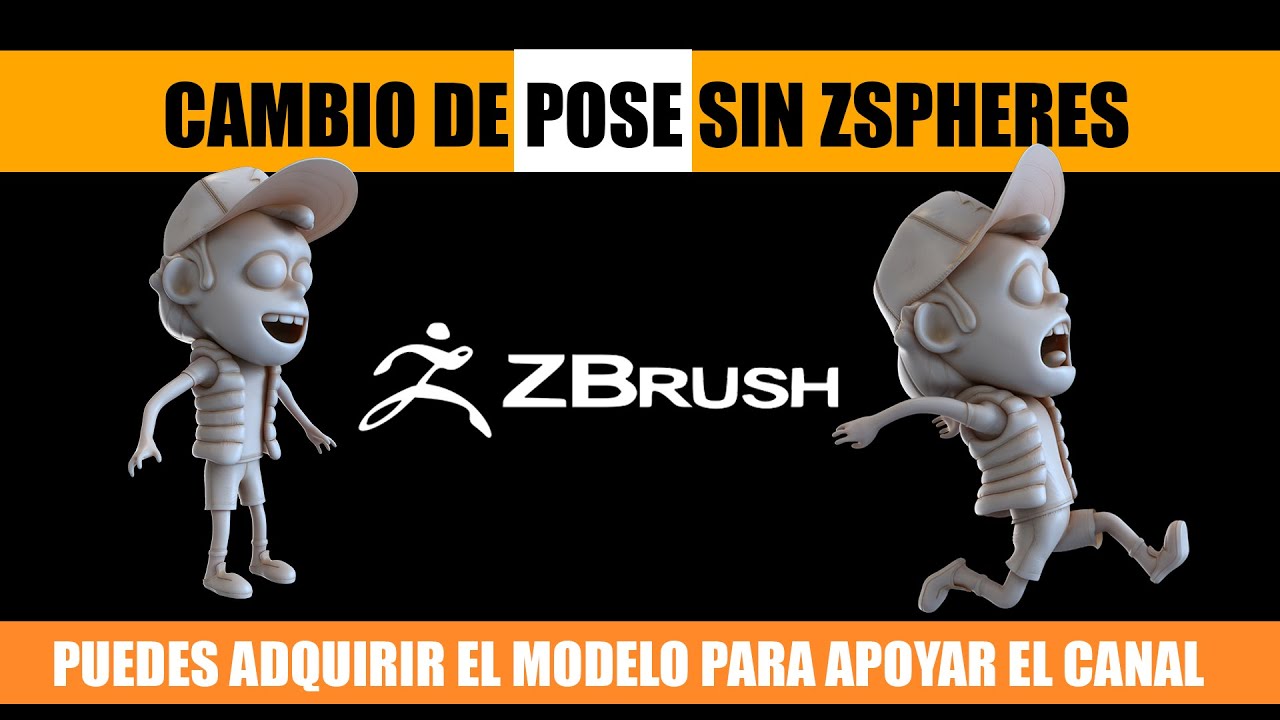 crear puna pose zbrush un modelo