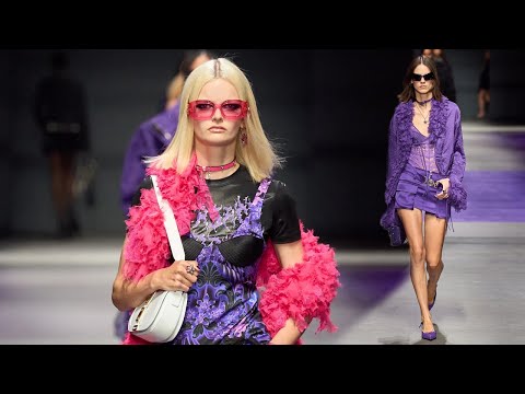Versace мода в Милане весна лето 2023 / Одежда, сумки и аксессуары