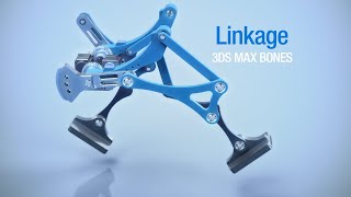 Simulate Gait Cycle - Linkage with 3ds max Bones