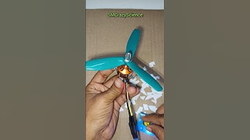 BLDC Motor Airflow Test | #shorts #dcmotor #experiment