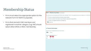 Webinar: Regulatory Filings