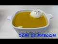 Sopa de kabochya