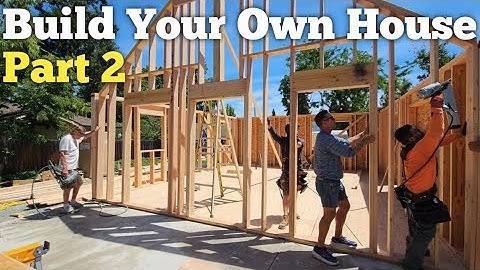 How to Build Your Own House | part 2. ADU Framing, Patio and Rough Plumbing