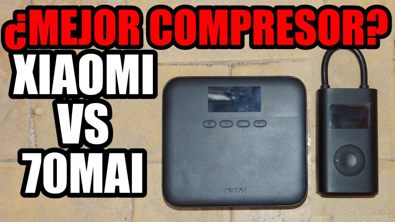 Compresor de aire Xiaomi VS Compresor de Aire 70mai - Batería VS 12V -  ¿Cuál es mejor? 