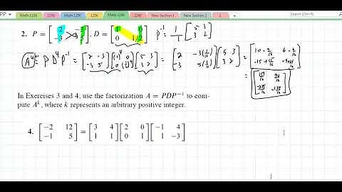 Math 2240 Section 5.3 Diagonalization