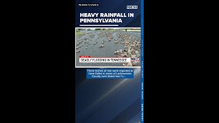 Heavy rainfall in Lackawanna County results in road debris