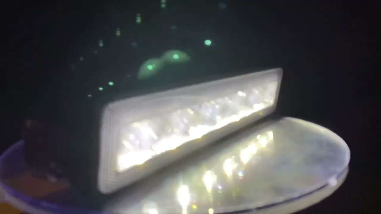 Gintolighting GT1X102-30 Night Test 7inch mini led work driving light bar for 4WD, Jeep