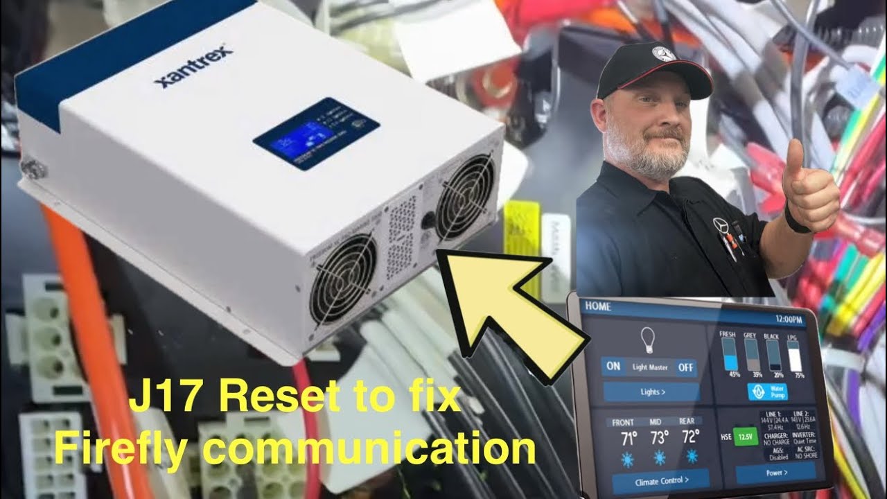 J17 Reset on Firefly Control Panel – Fix Inverter Communication Issues | 2024 Patriot American Coach