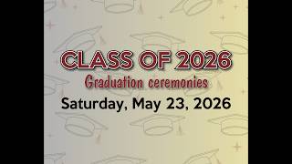 Magnolia High School Class of 2026 Graduation