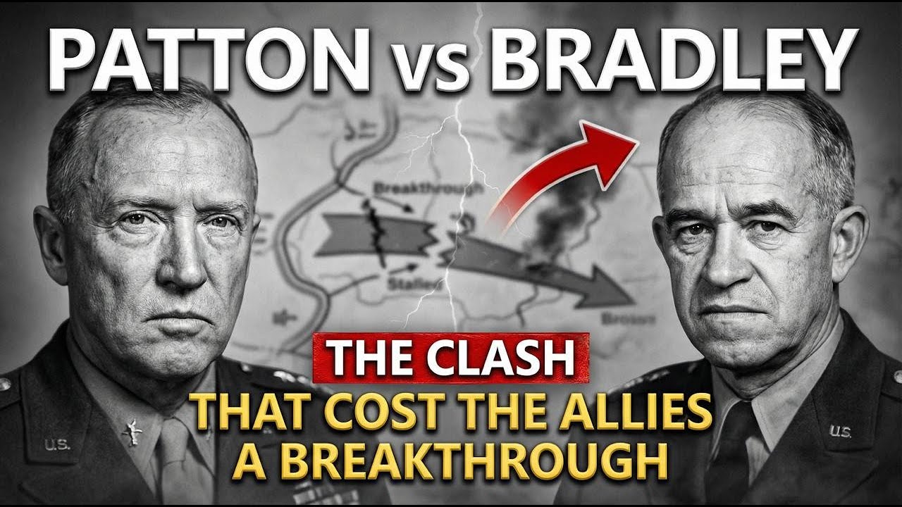 Patton vs Bradley: The Clash That Cost the Allies a Breakthrough