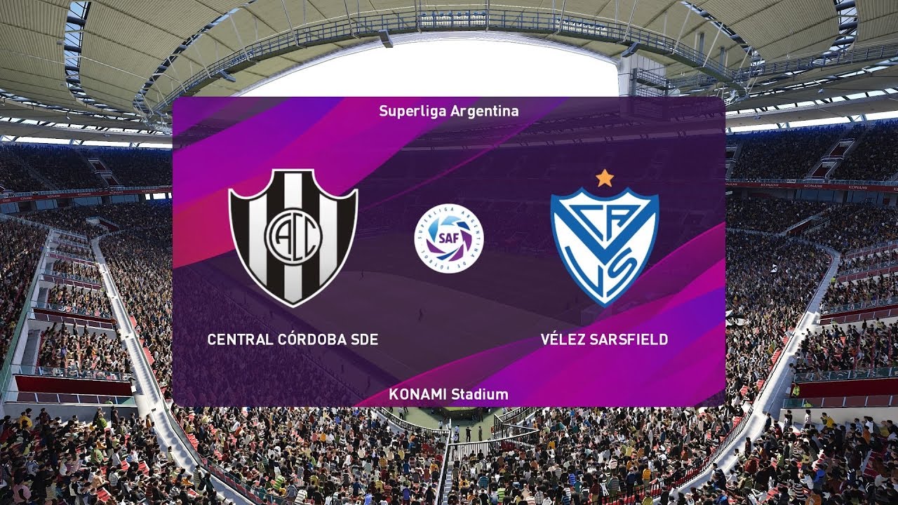 Pes 2020 Central Cordoba Vs Velez Argentina Superliga 05 November 2019 Full Gameplay Hd Youtube