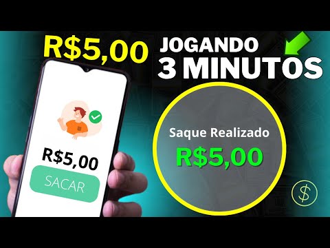 ✅Ganhe R$5 Jogando 3 Minutos "Grátis |  App Para GANHAR DINHEIRO Via Pix
