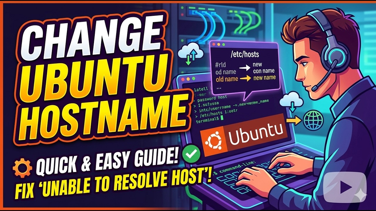 How to Change Hostname in Ubuntu Server (Step-by-Step - YouTube