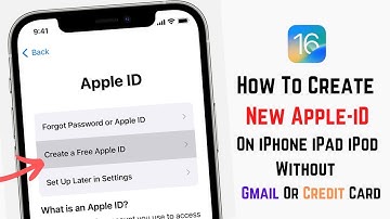 Create New Apple iD On iPhone iPad iPod - How To Make New Apple iD Without Gmail Or Credit Card Free