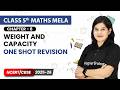 Weight and Capacity - One Shot Revision | Class 5th Maths Mela | Chapter 8 | CBSE 2026-27
