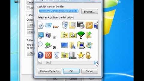 How to change a folders icon in Windows 7 for Beginners
