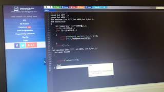 Function code to store temperature of two cities of a week and display it