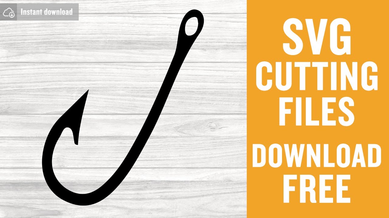 Fishing Hook Svg Free Cut File for Cricut 