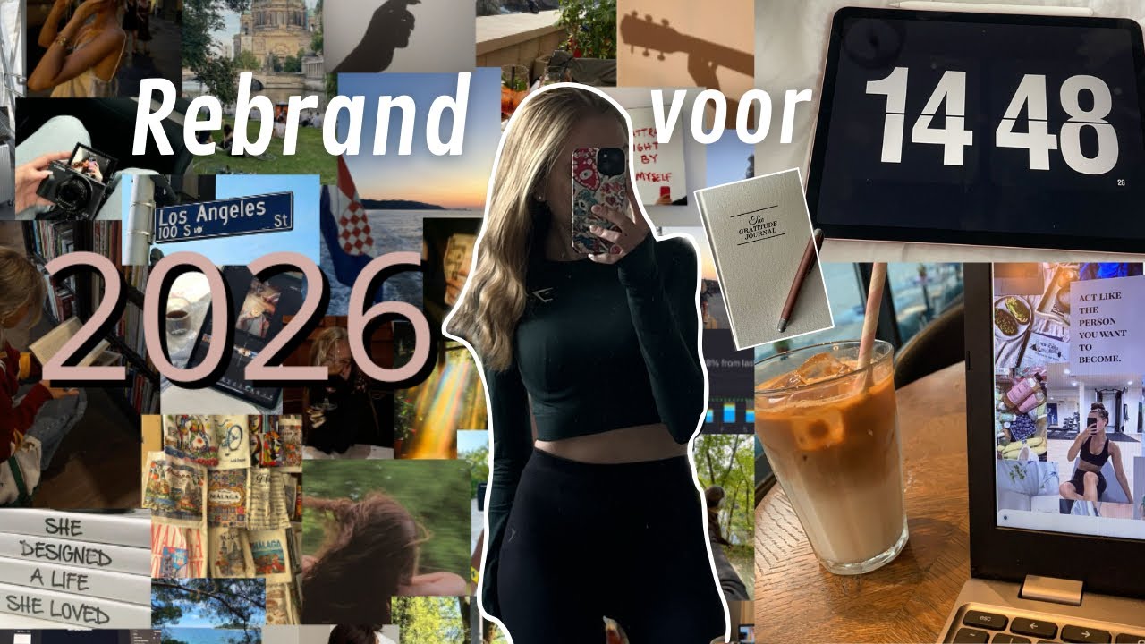 Hallo 2026🤍| doelen stellen voor het nieuwe jaar, mindset & visionboard maken